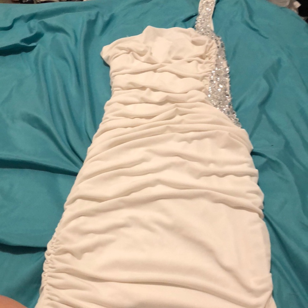 Deb white dress